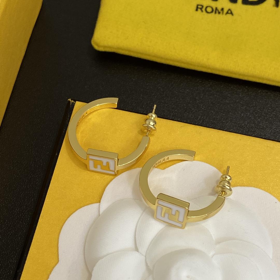 Fendi by Marc Jacobs Forever Fendi Earrings - DopestKickz