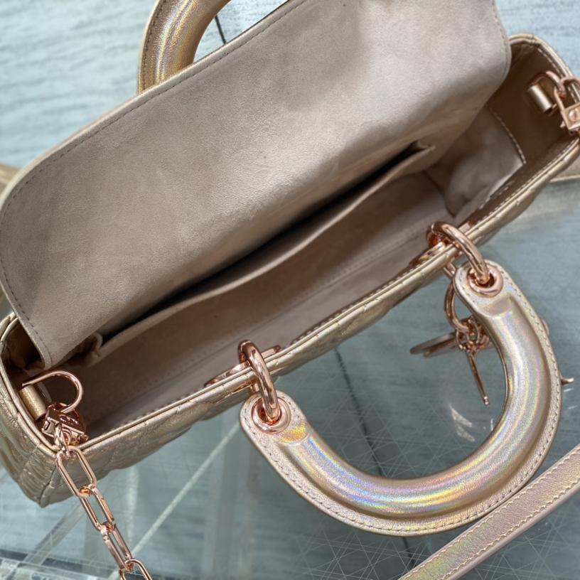 Dior Medium Dior Or Lady D-joy Bag - DopestKickz