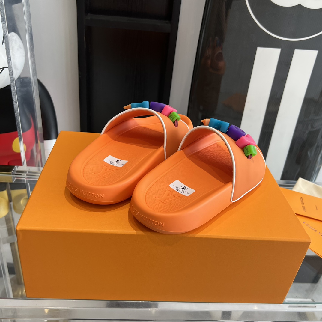 Louis Vuitton Pool Pillow Flat Comfort Mule Sandals - DopestKickz