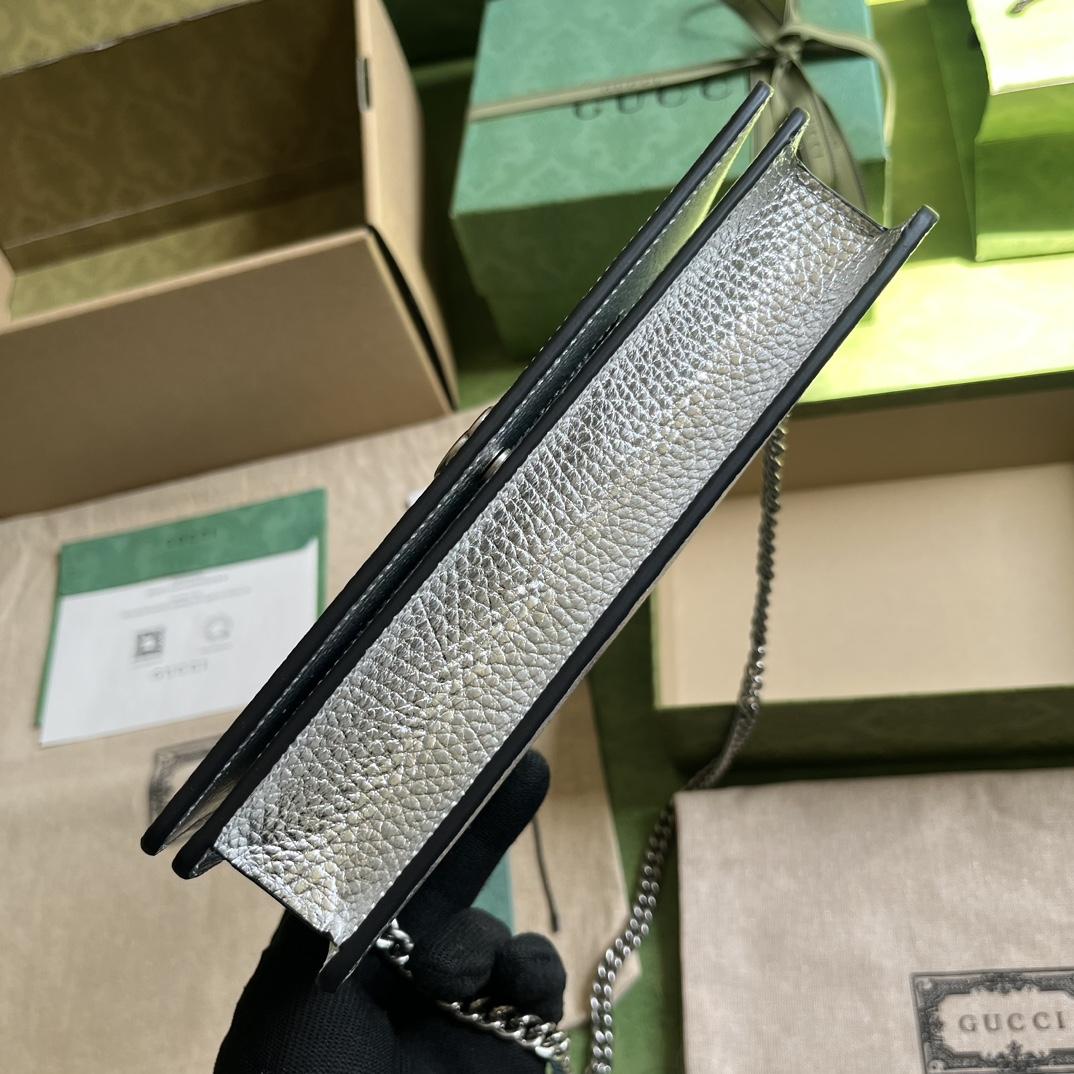 Gucci GG Marmont Mini Chain Bag - DopestKickz