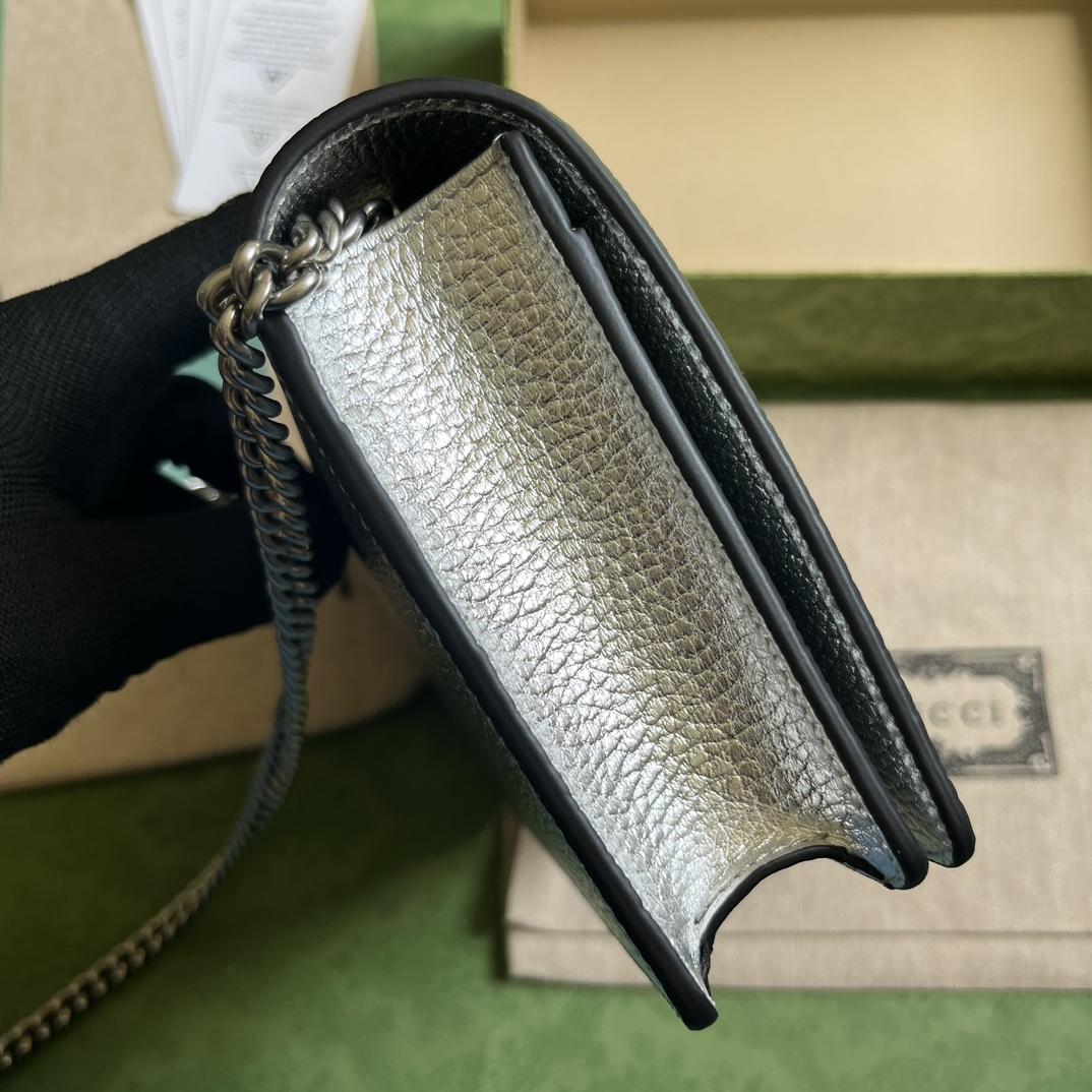 Gucci GG Marmont Mini Chain Bag - DopestKickz