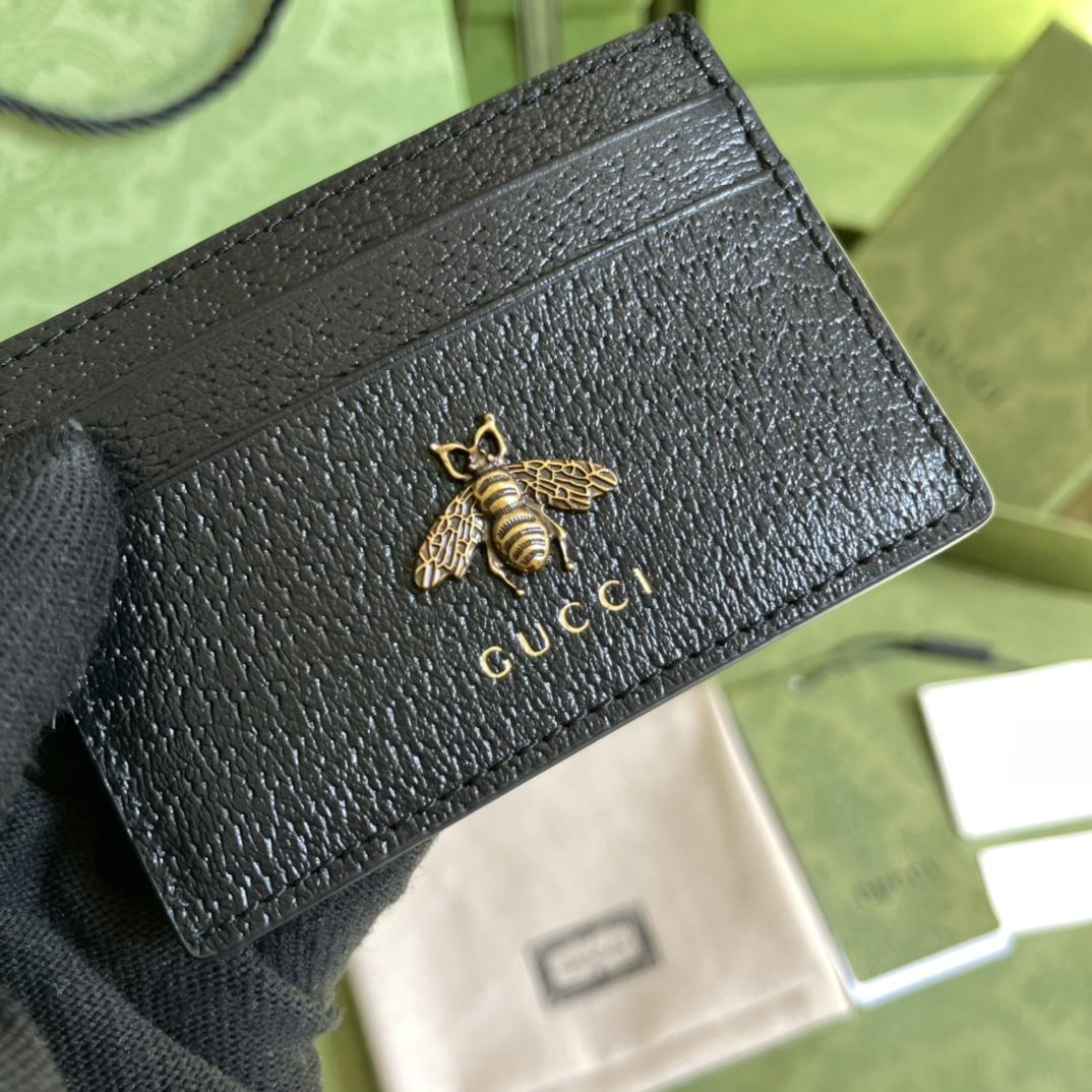 Gucci Animalier Leather Card Case (10*7cm) - DopestKickz