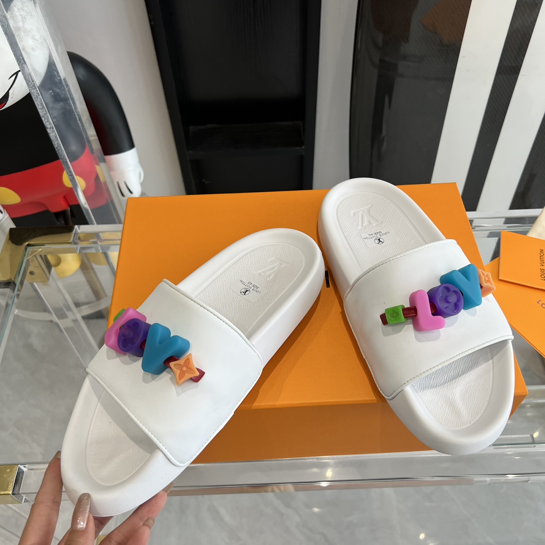 Louis Vuitton Pool Pillow Flat Comfort Mule Sandals - DopestKickz