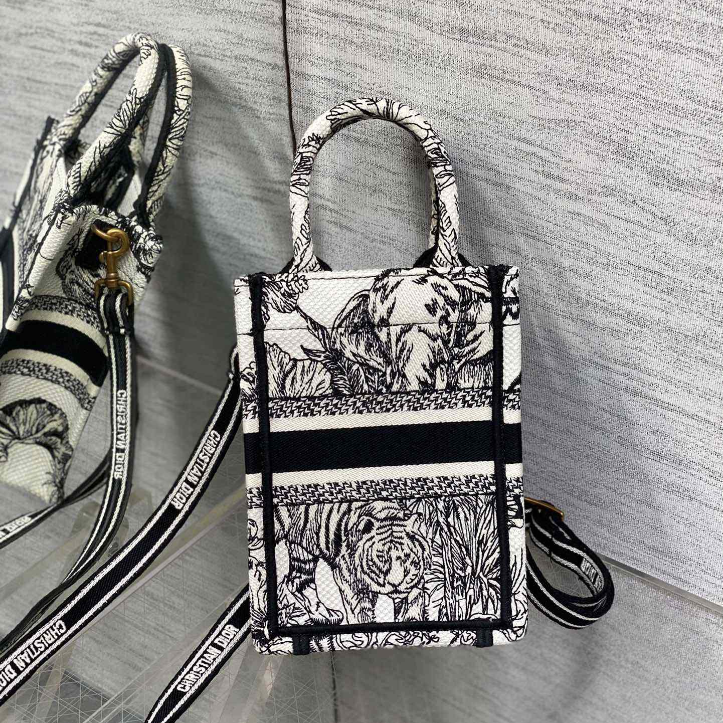 Dior Mini Dior Book Tote Phone Bag - DopestKickz