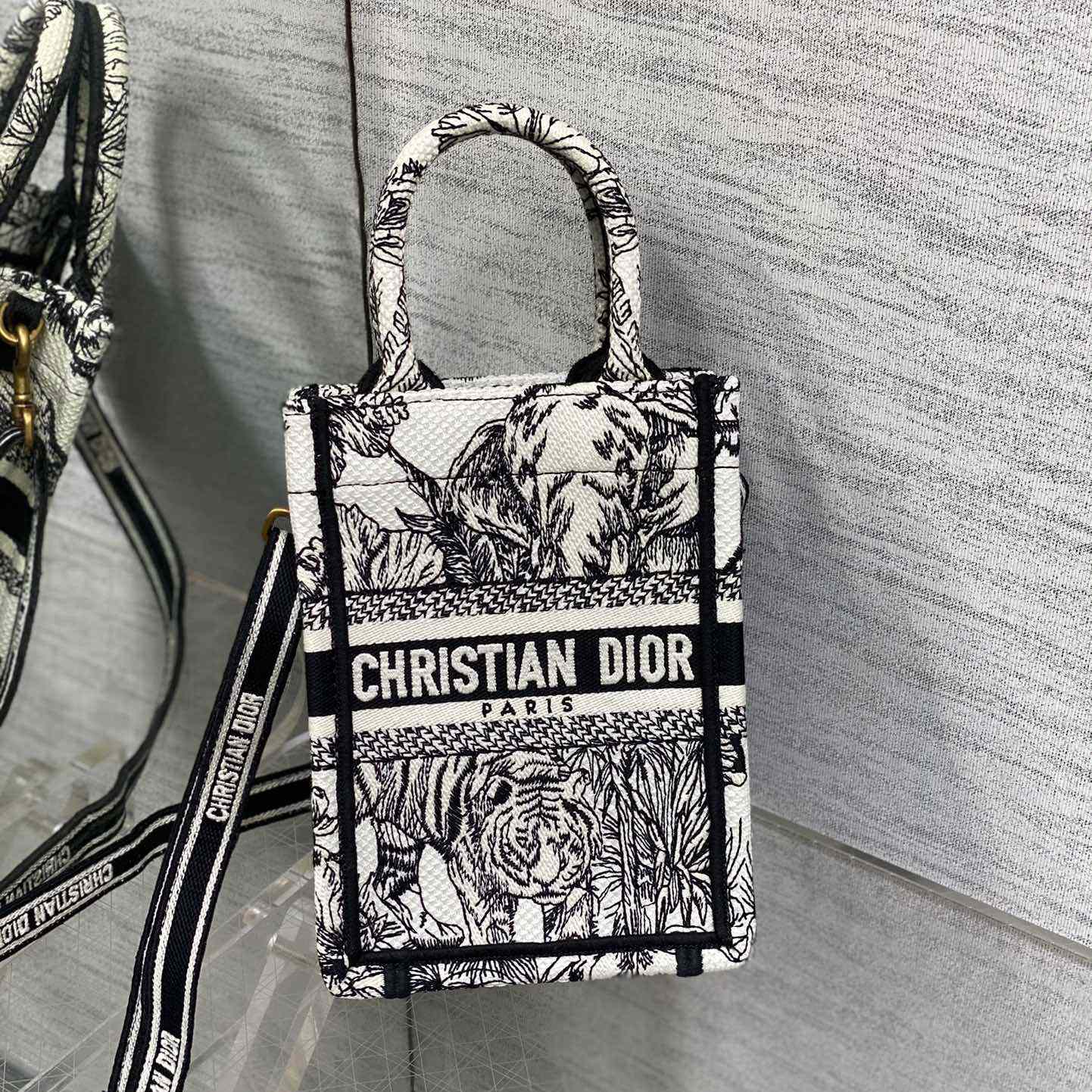 Dior Mini Dior Book Tote Phone Bag - DopestKickz