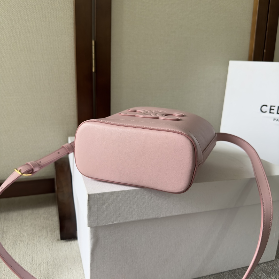 Celine Mini Bucket Cuir Triomphe In Smooth Calfskin  - DopestKickz