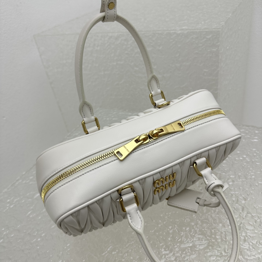 Miu Miu Arcadie Matelassé Nappa Leather Bag - DopestKickz
