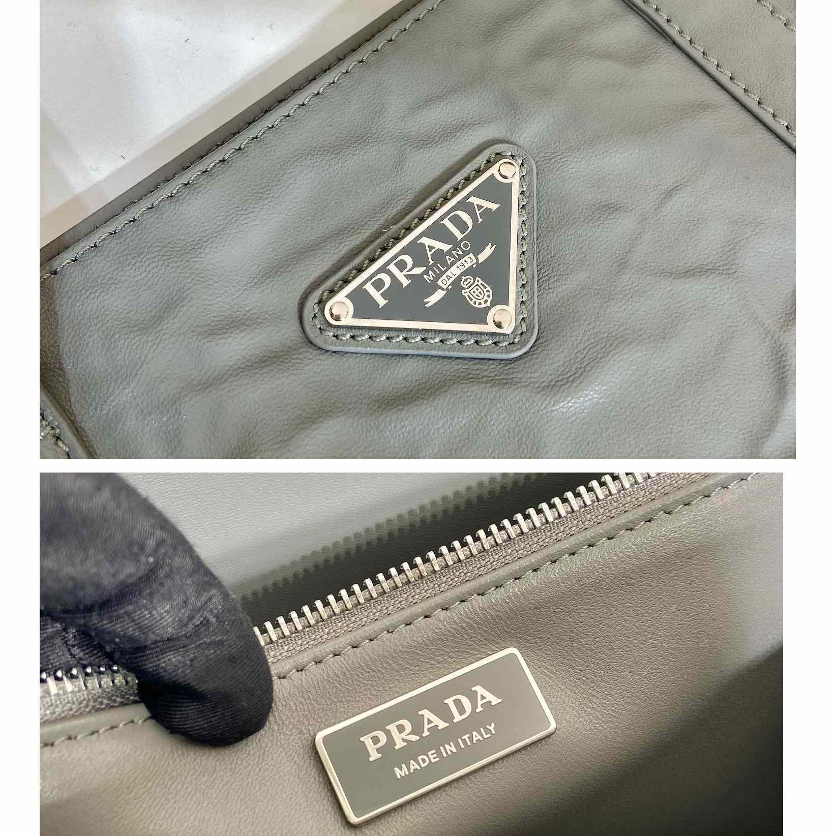 Prada Large Antique Nappa Leather Tote - DopestKickz