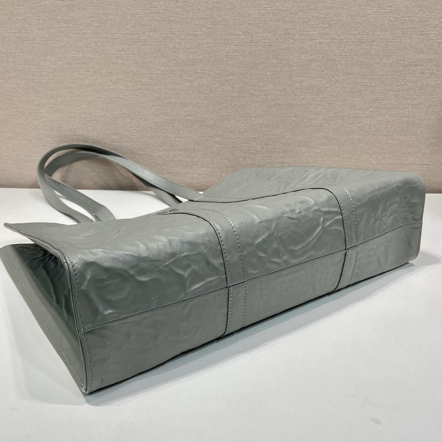 Prada Large Antique Nappa Leather Tote - DopestKickz