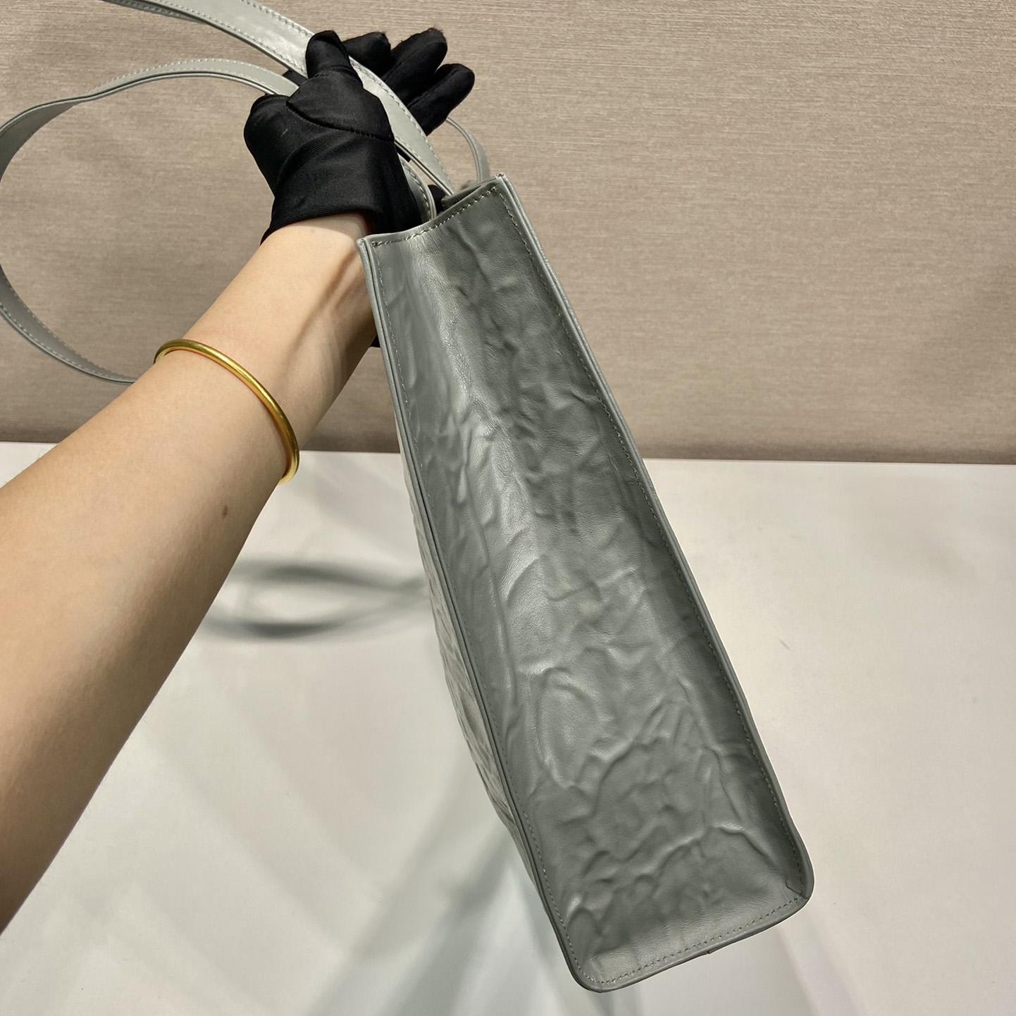 Prada Large Antique Nappa Leather Tote - DopestKickz