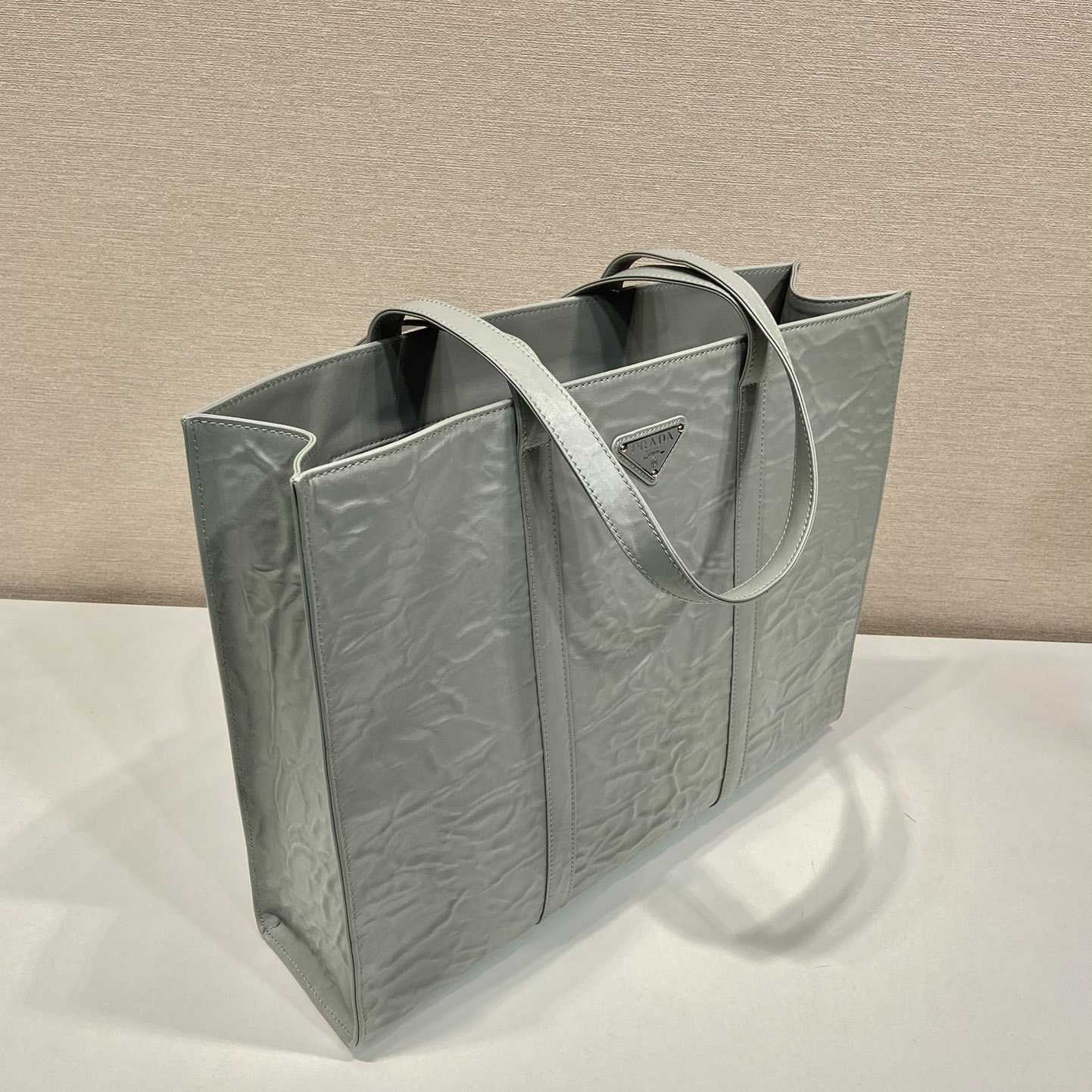 Prada Large Antique Nappa Leather Tote - DopestKickz