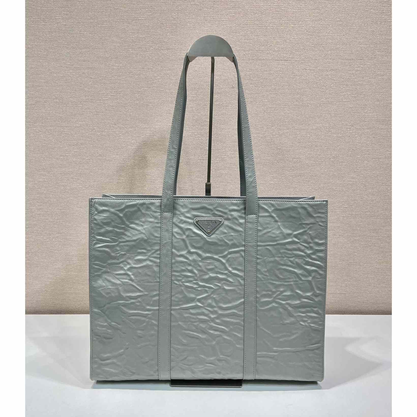 Prada Large Antique Nappa Leather Tote - DopestKickz