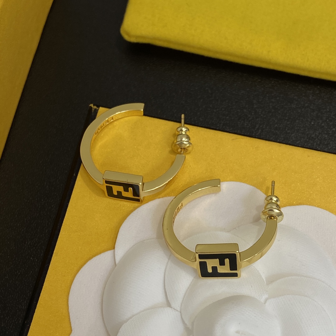 Fendi by Marc Jacobs Forever Fendi Earrings - DopestKickz