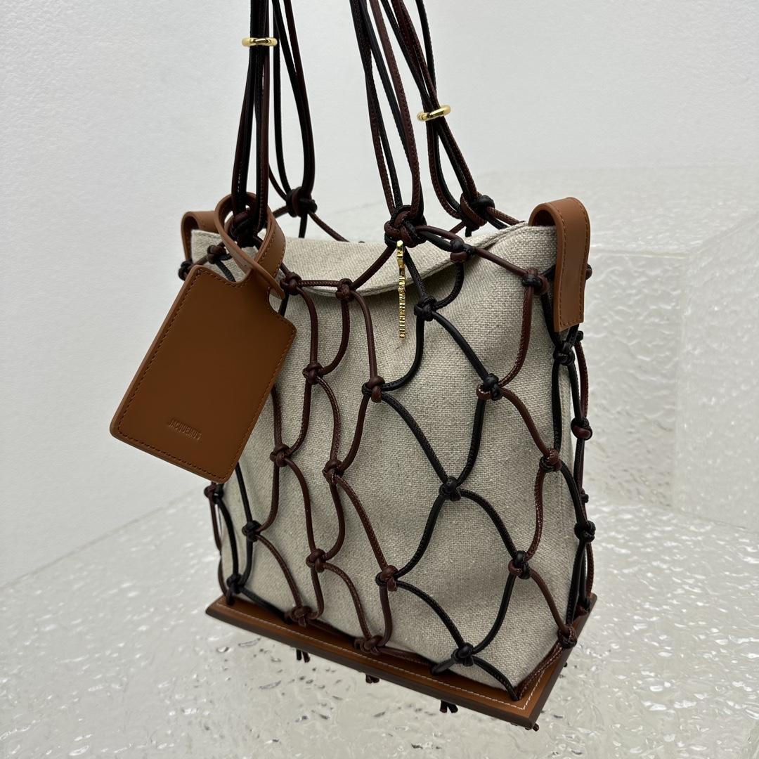 Jacquemus Le Petit Filet Pralu Tote Bag (10x27x21cm) - DopestKickz