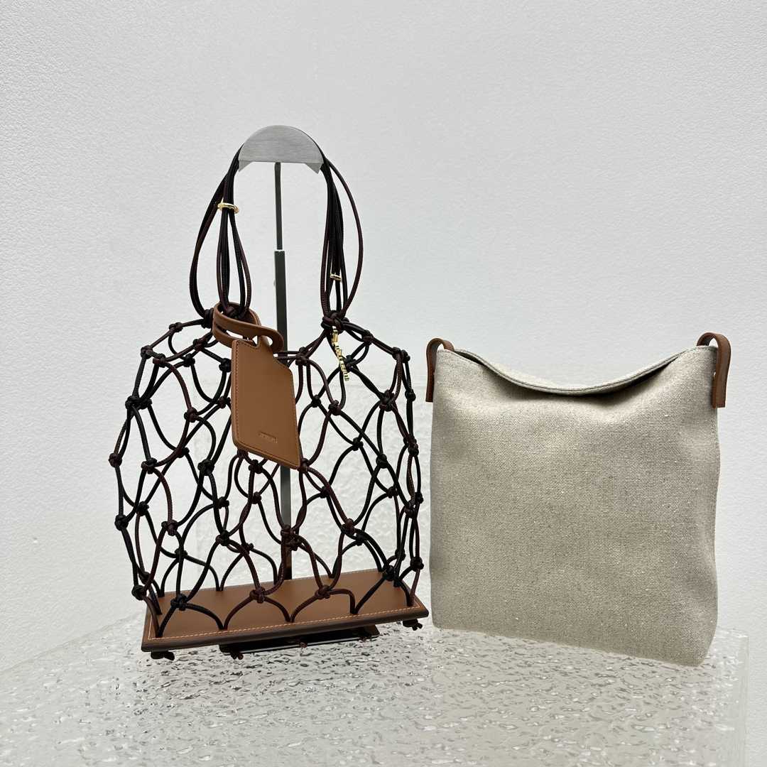 Jacquemus Le Petit Filet Pralu Tote Bag (10x27x21cm) - DopestKickz