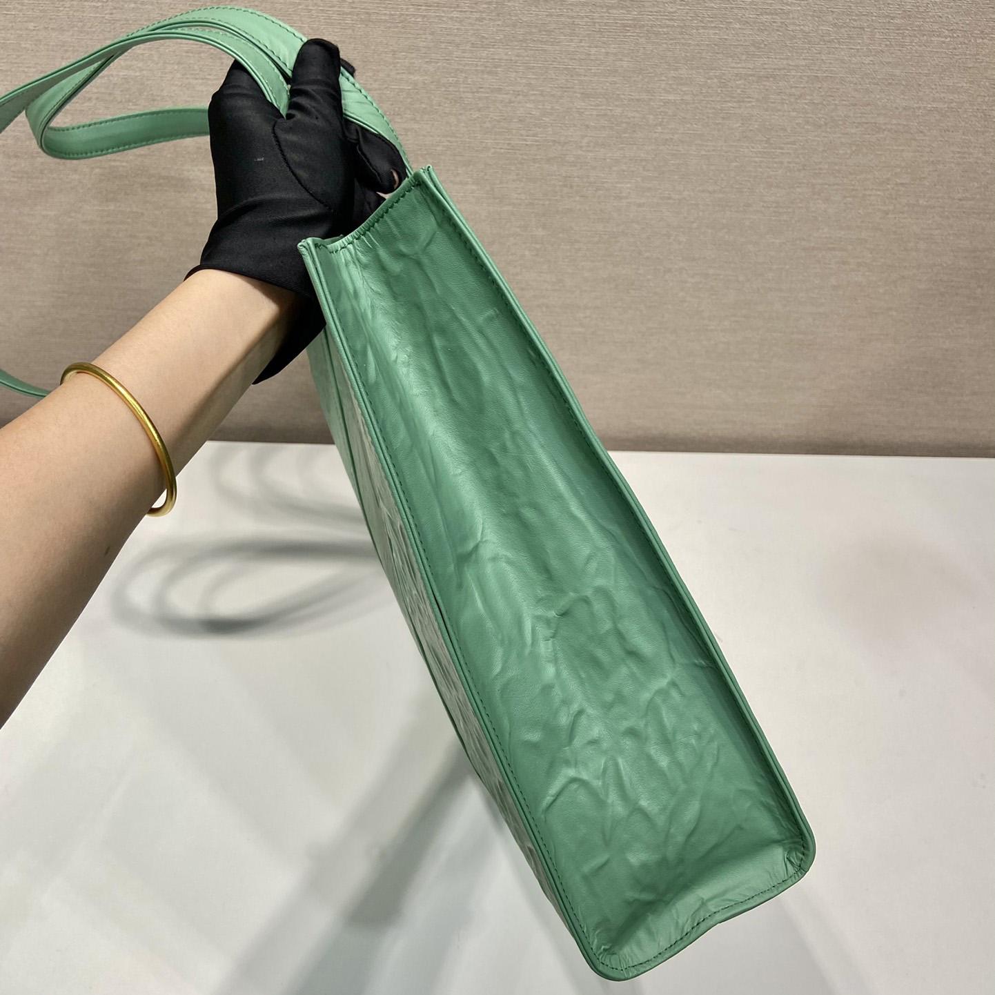 Prada Large Antique Nappa Leather Tote - DopestKickz