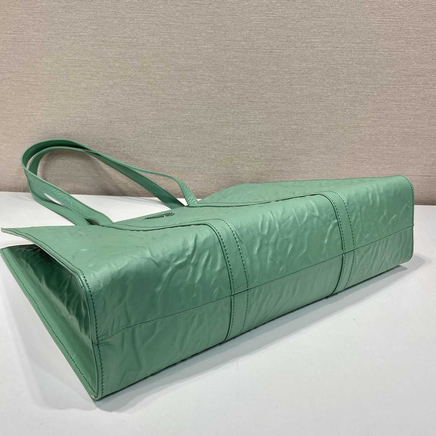 Prada Large Antique Nappa Leather Tote - DopestKickz