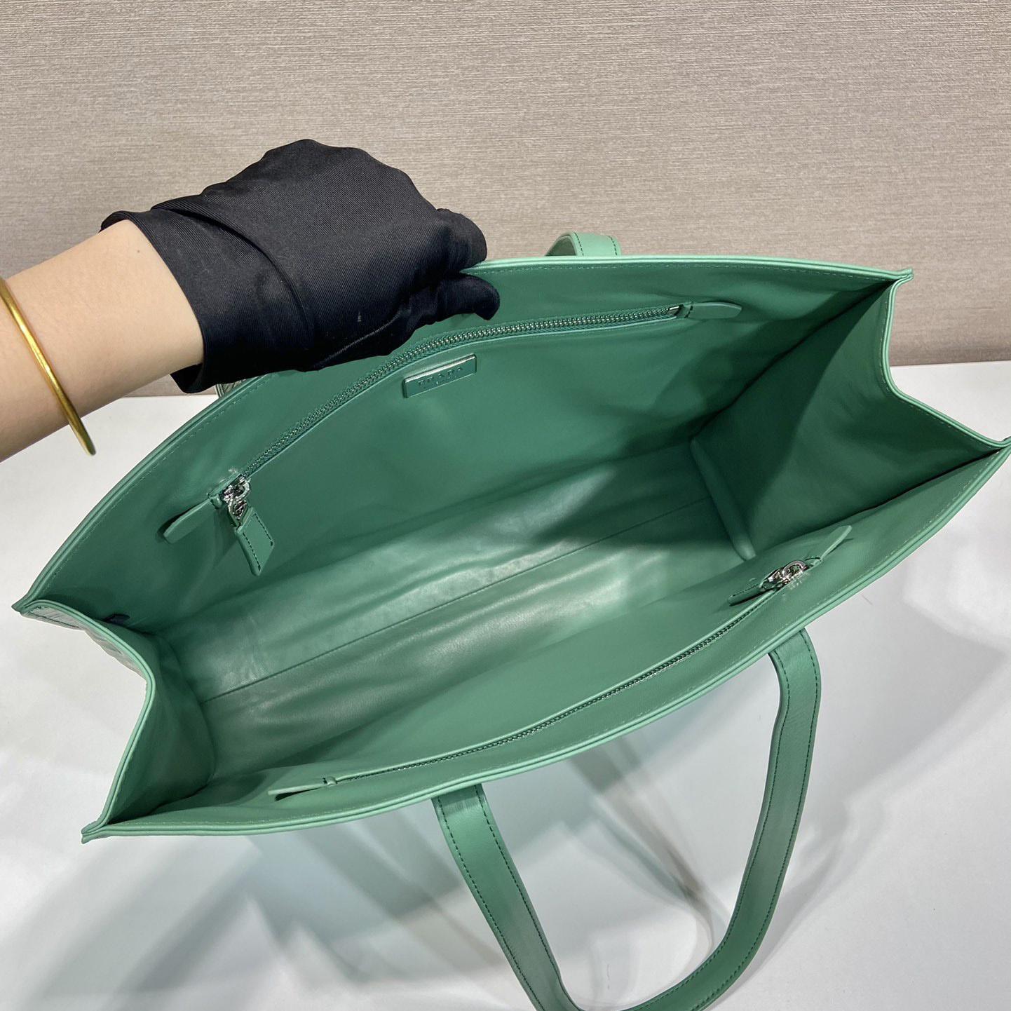 Prada Large Antique Nappa Leather Tote - DopestKickz