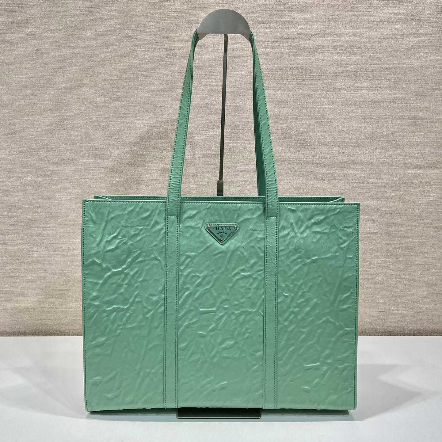Prada Large Antique Nappa Leather Tote - DopestKickz