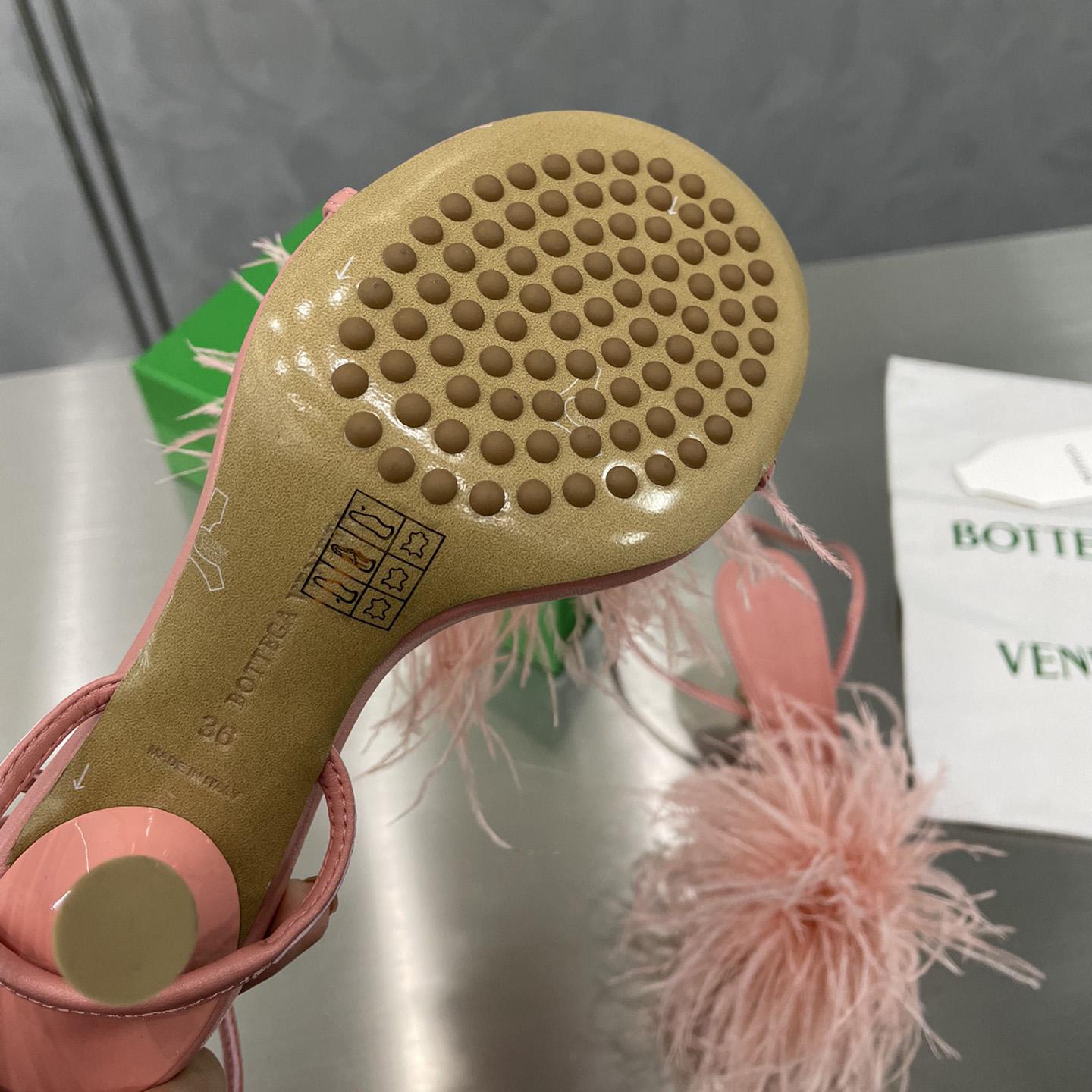 Bottega Veneta Pink Leather Sandal  - DopestKickz