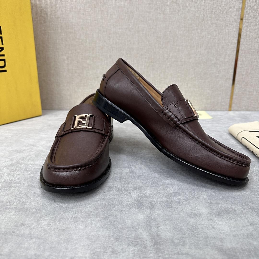 Fendi Men's Brown Loafer - DopestKickz