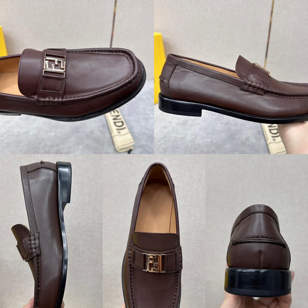 Fendi Men's Brown Loafer - DopestKickz