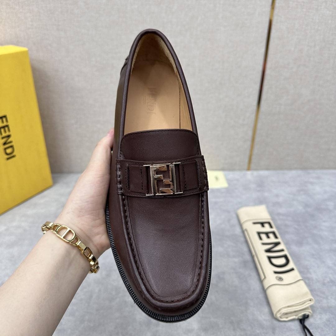 Fendi Men's Brown Loafer - DopestKickz
