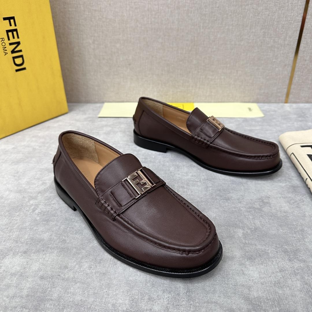 Fendi Men's Brown Loafer - DopestKickz