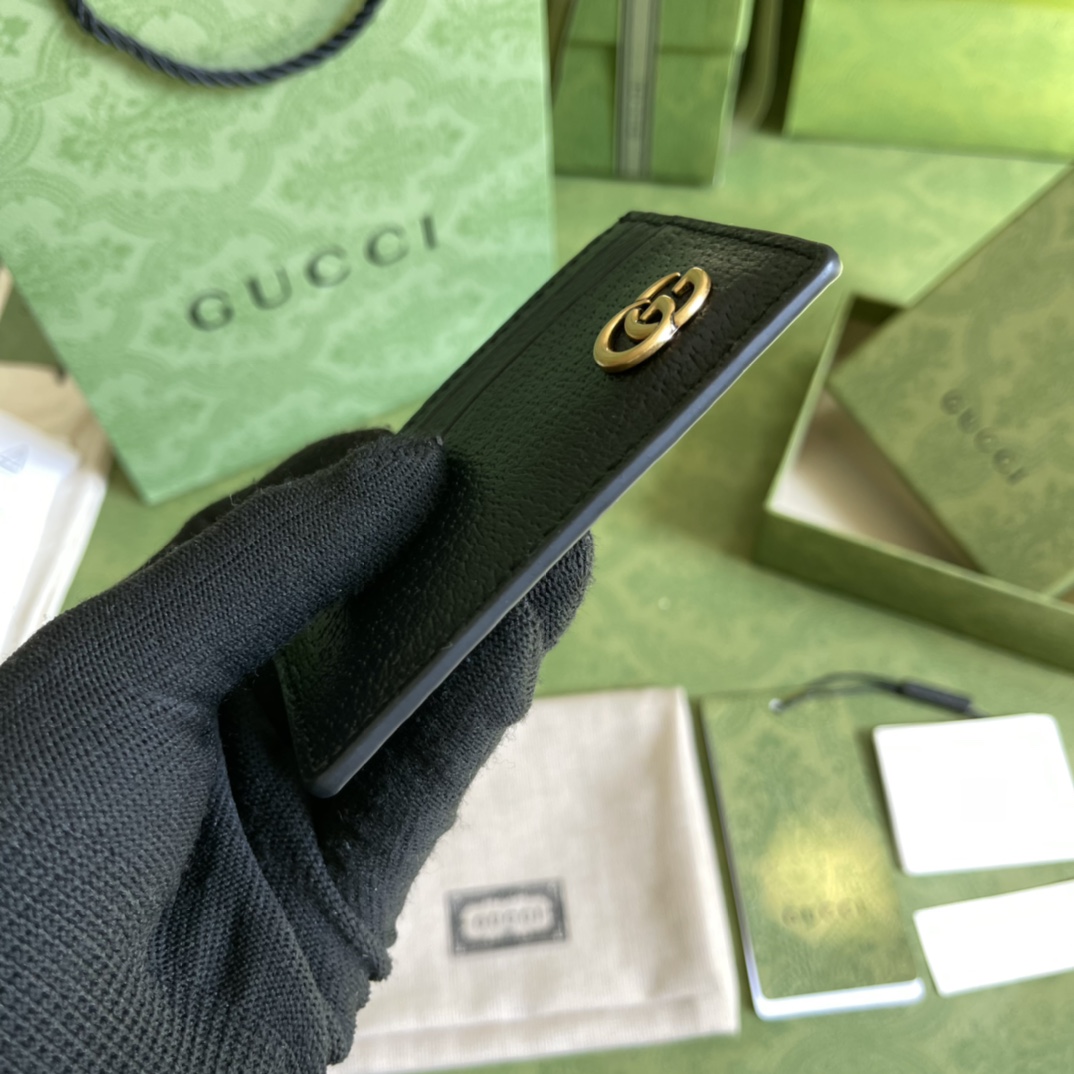 Gucci GG Marmont Leather Money Clip  (10-7CM) - DopestKickz