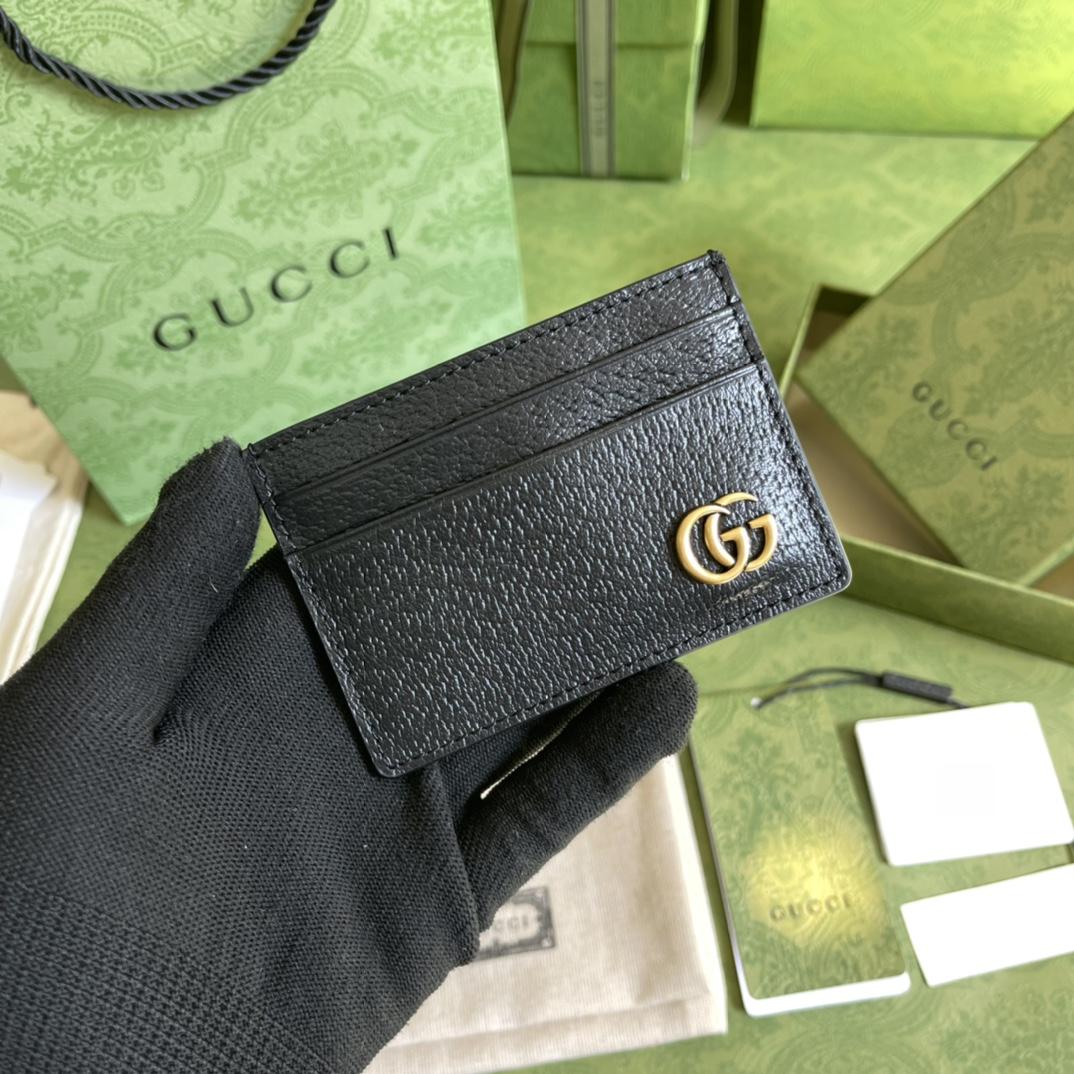 Gucci GG Marmont Leather Money Clip  (10-7CM) - DopestKickz