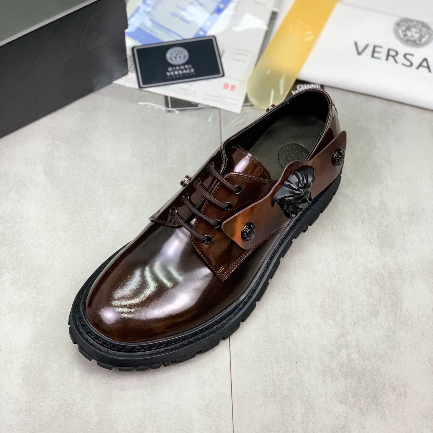 Versace Medusa Head-motif Derby Shoes - DopestKickz