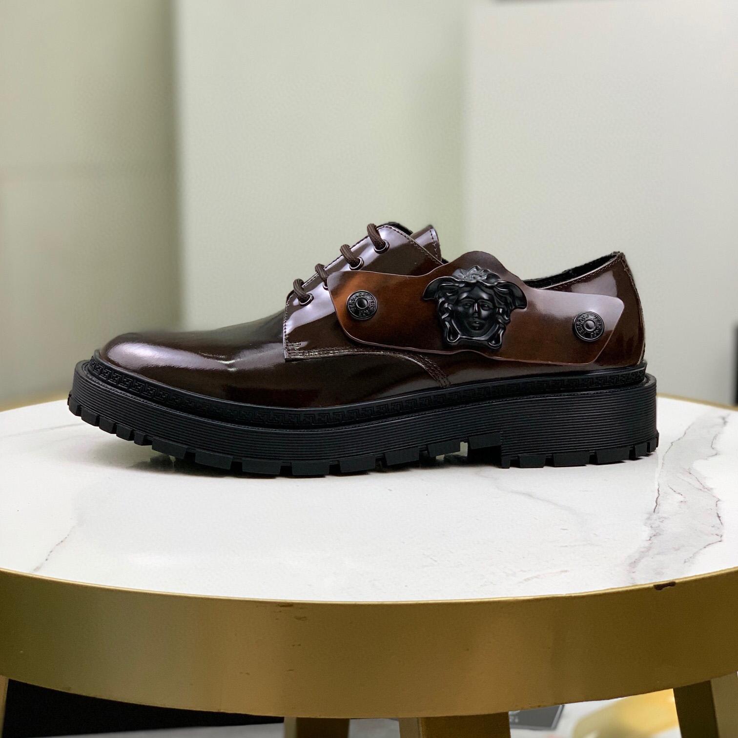 Versace Medusa Head-motif Derby Shoes - DopestKickz