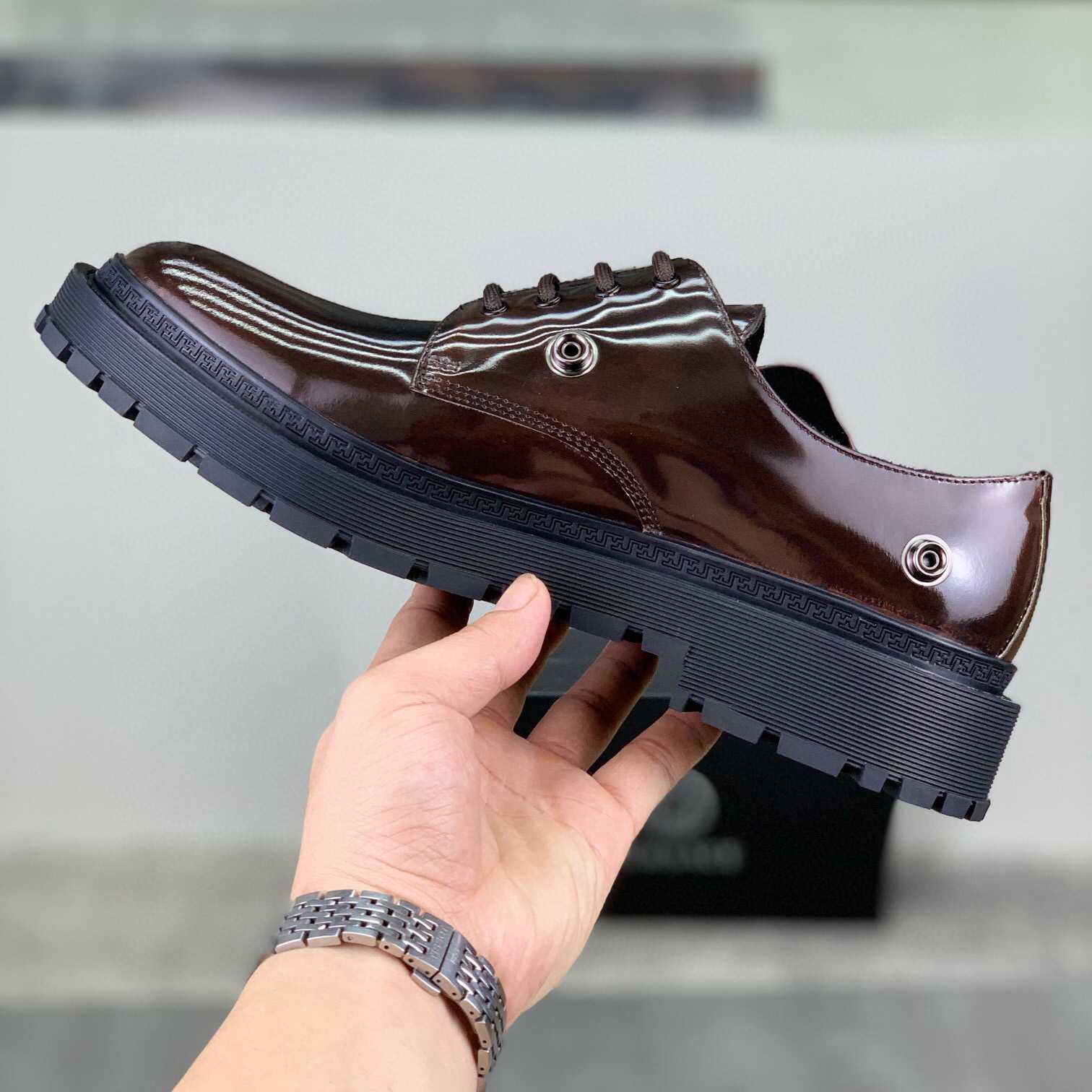 Versace Medusa Head-motif Derby Shoes - DopestKickz