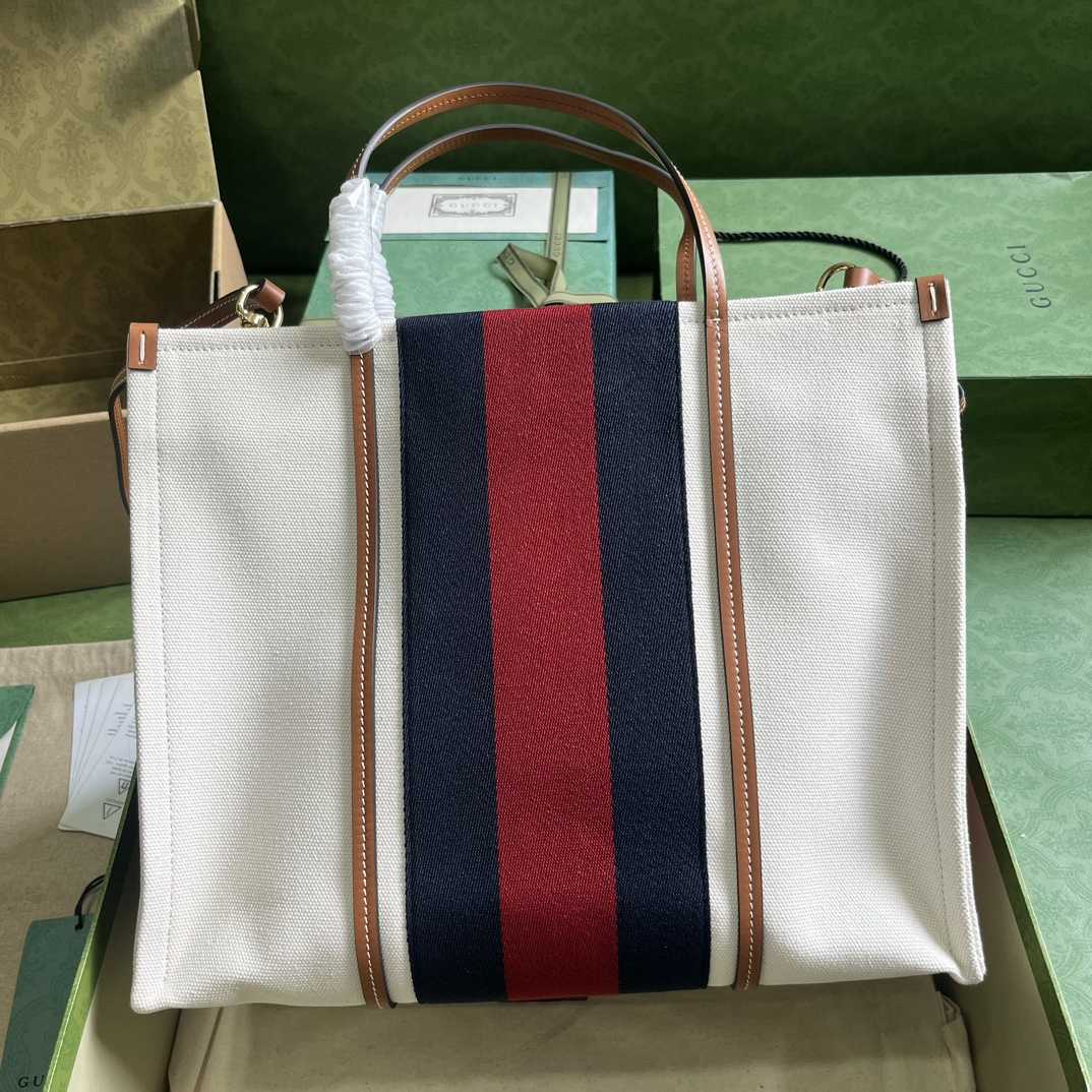 Gucci Medium Interlocking G Tote Bag (28x 34x 18.5cm) - DopestKickz
