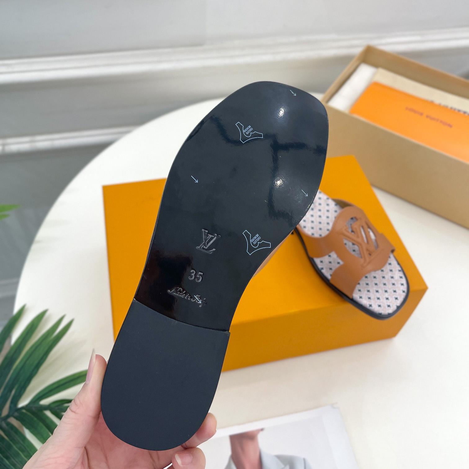 Louis Vuitton LV Isola Flat Mule - DopestKickz