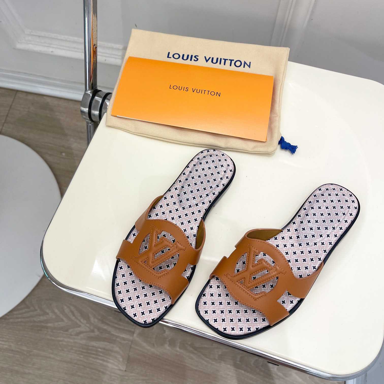 Louis Vuitton LV Isola Flat Mule - DopestKickz
