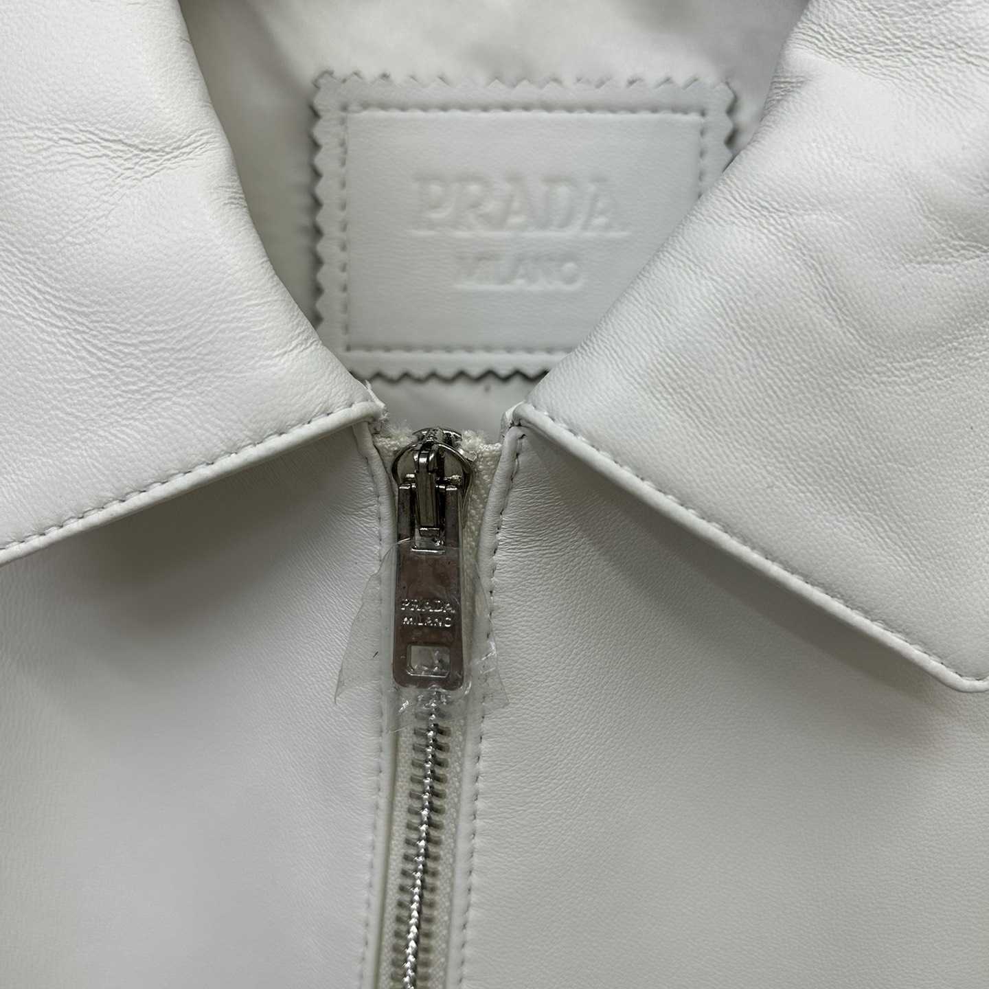 Prada Nappa Leather Blouson Jacket - DopestKickz