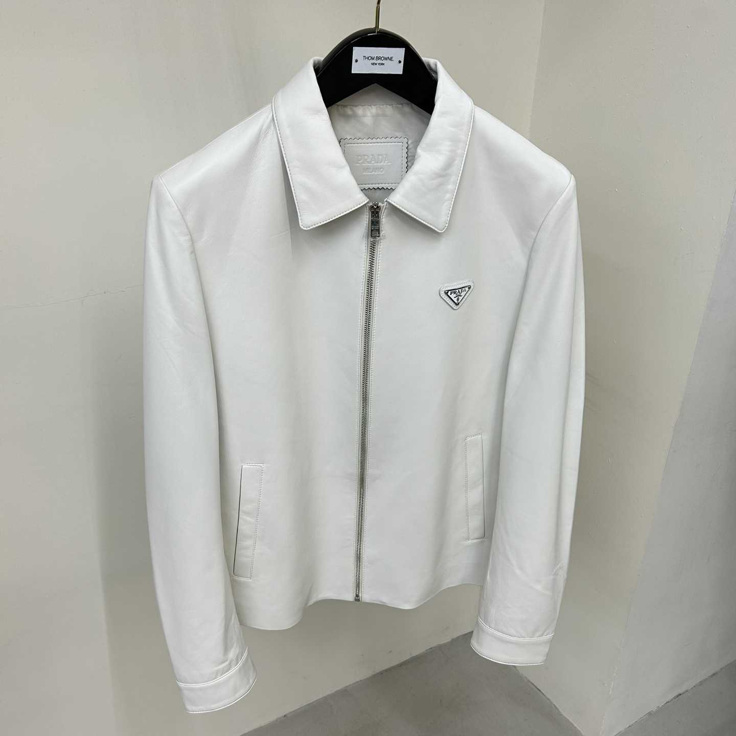 Prada Nappa Leather Blouson Jacket - DopestKickz