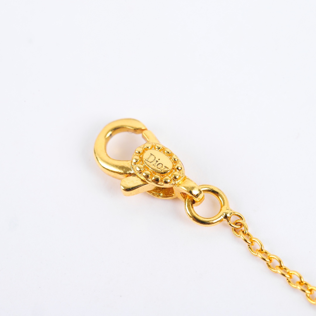 Dior Rose Des Vents and Rose Céleste Necklace - DopestKickz