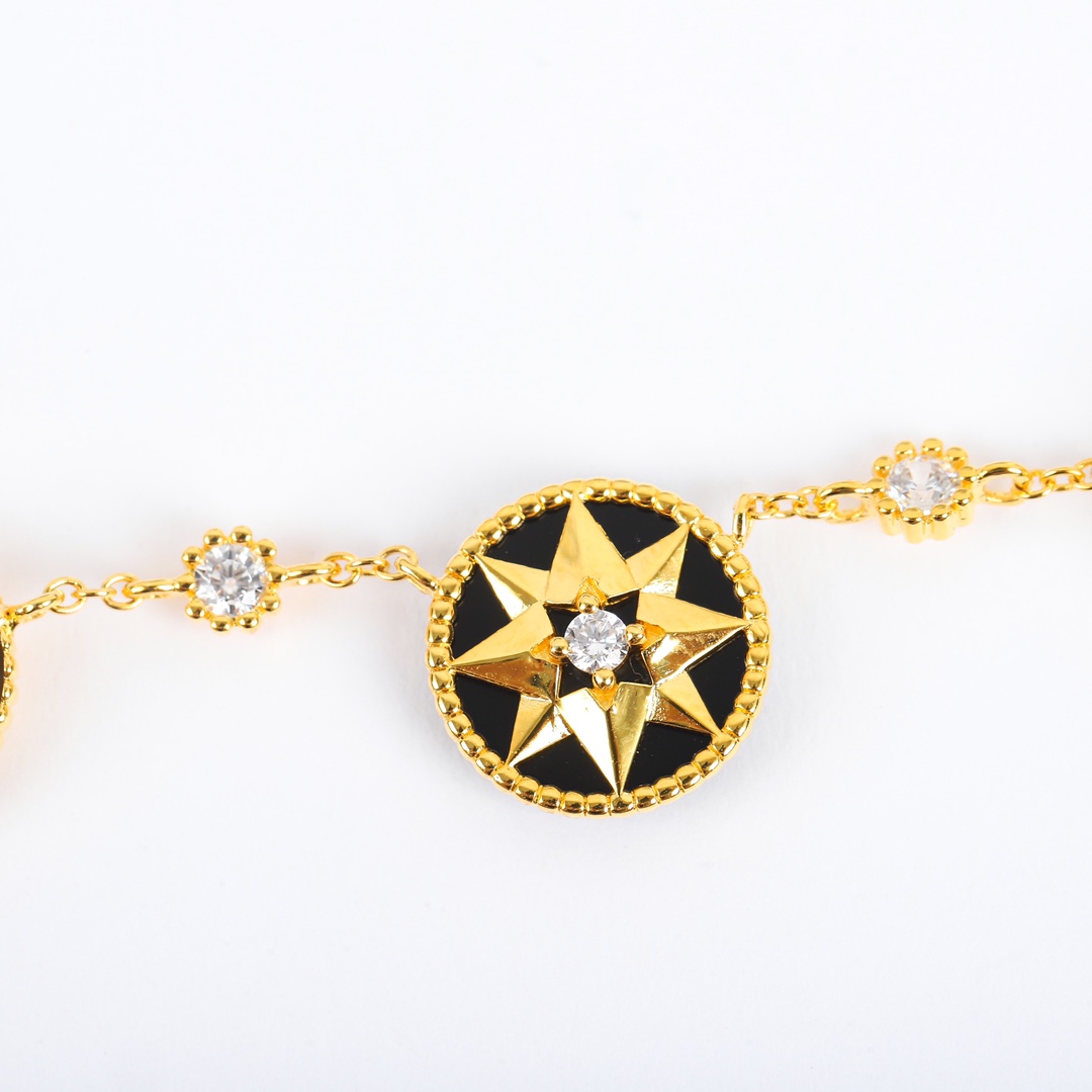 Dior Rose Des Vents and Rose Céleste Necklace - DopestKickz