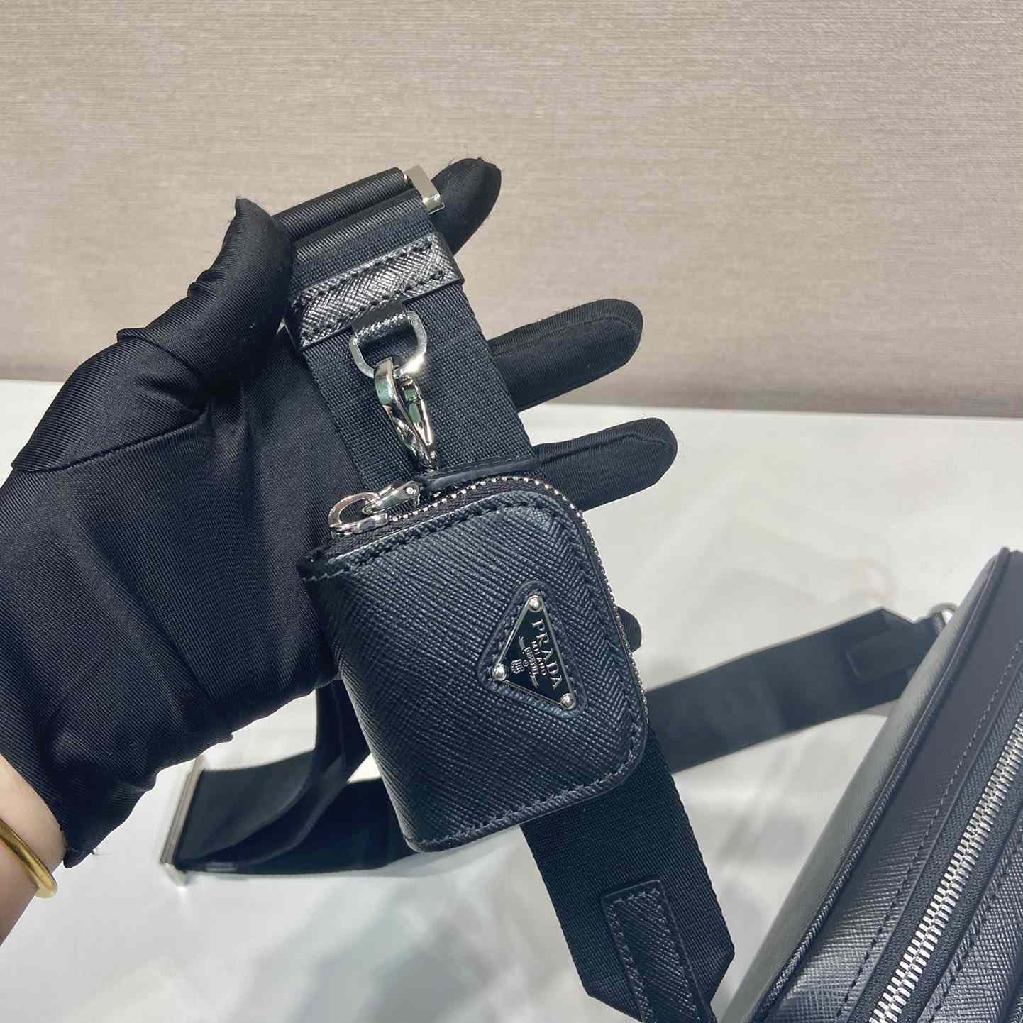 Prada Saffiano Leather Shoulder Bag - DopestKickz