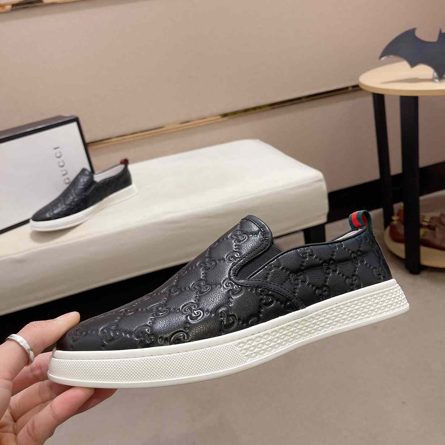 Gucci Signature Slip-on Sneakers - DopestKickz