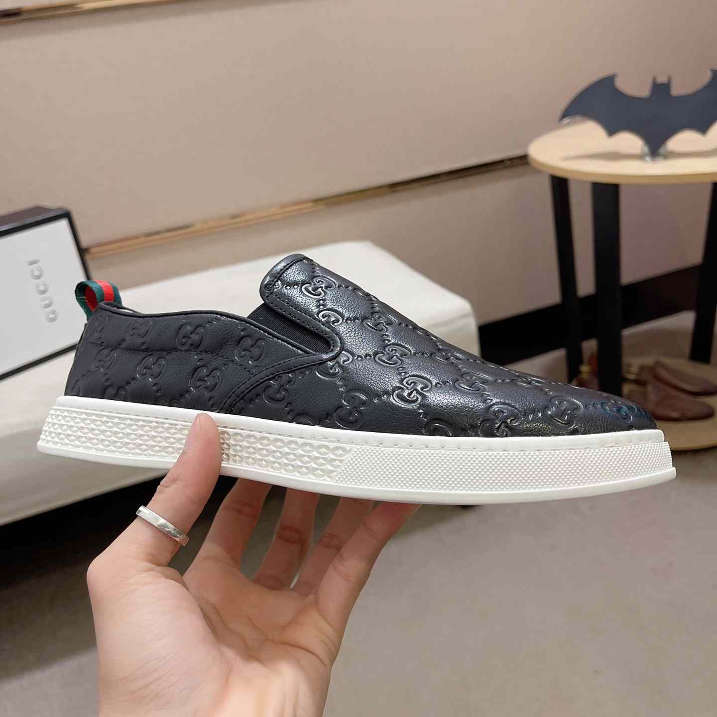 Gucci Signature Slip-on Sneakers - DopestKickz