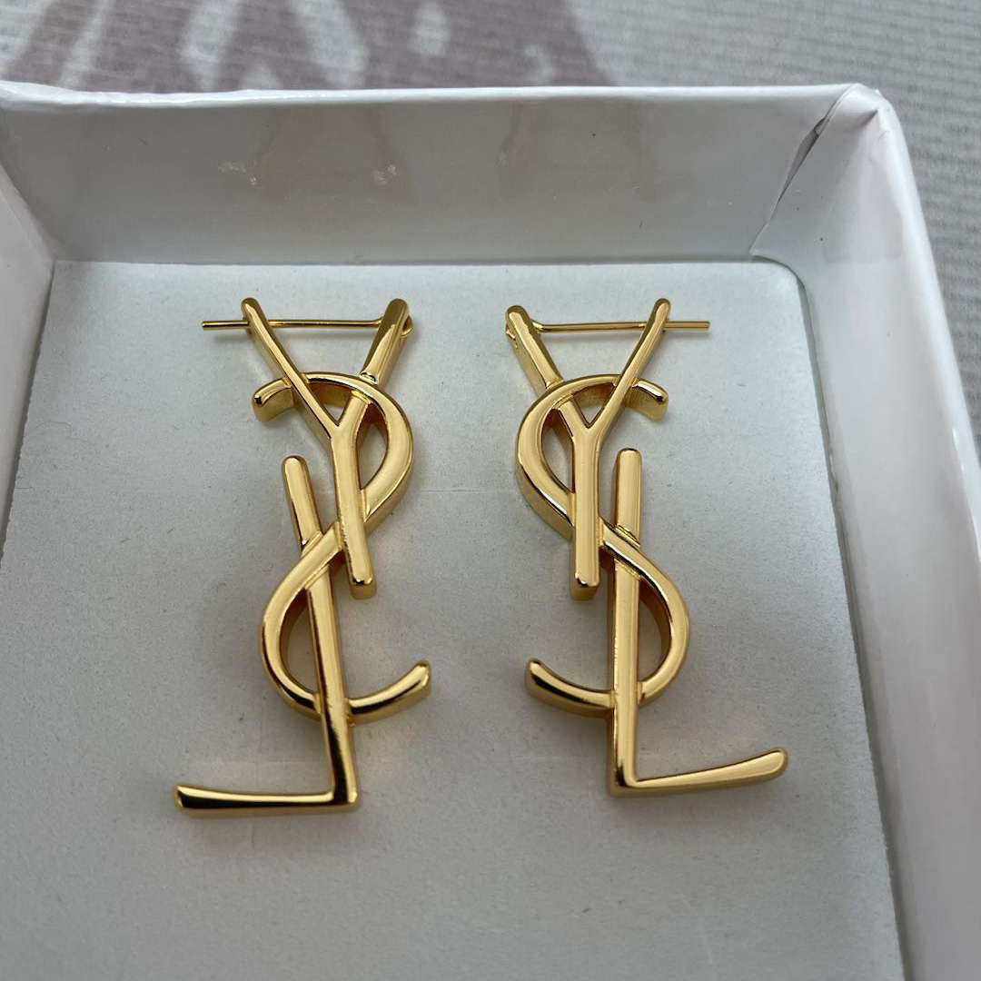 Saint Laurent YSL Earrings - DopestKickz