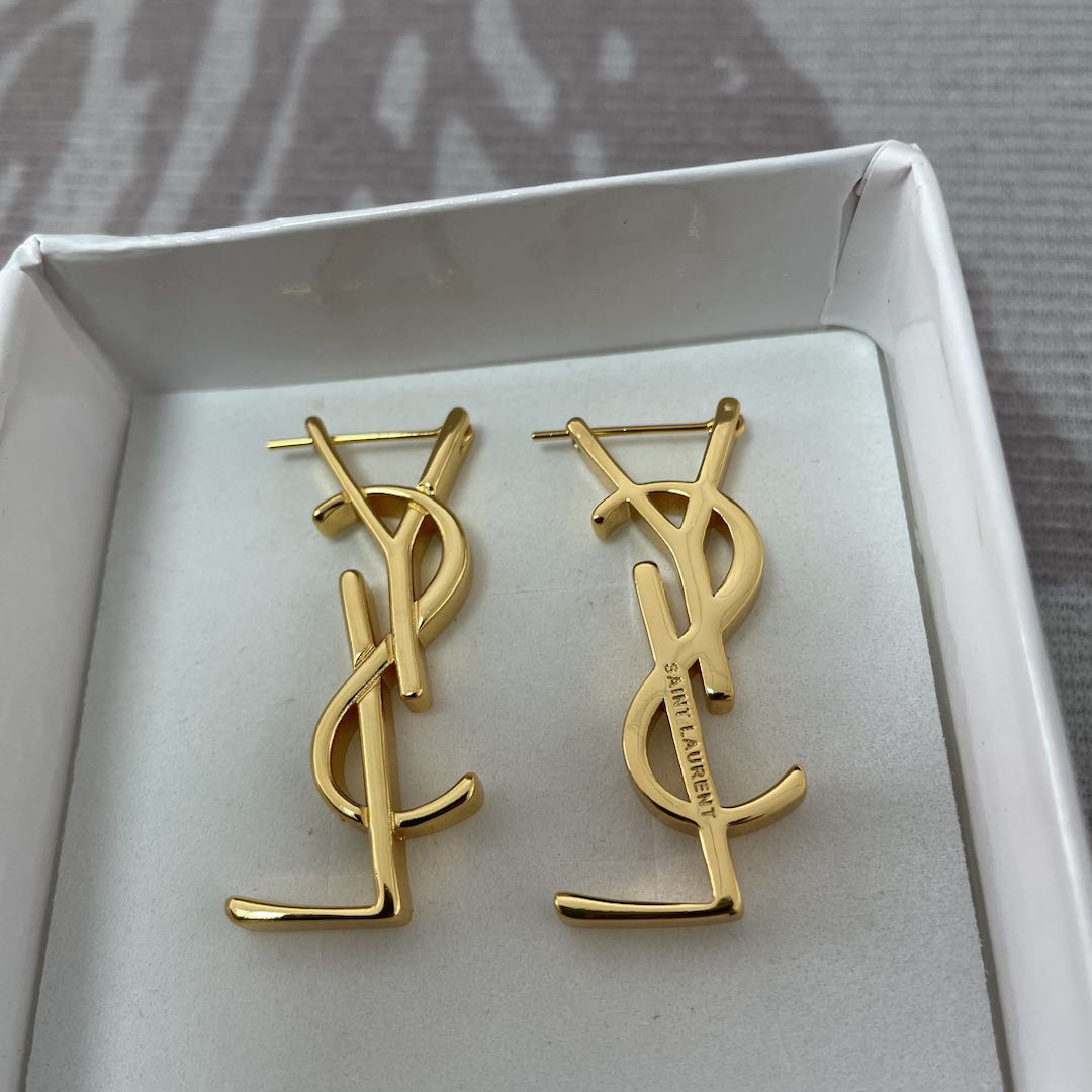 Saint Laurent YSL Earrings - DopestKickz