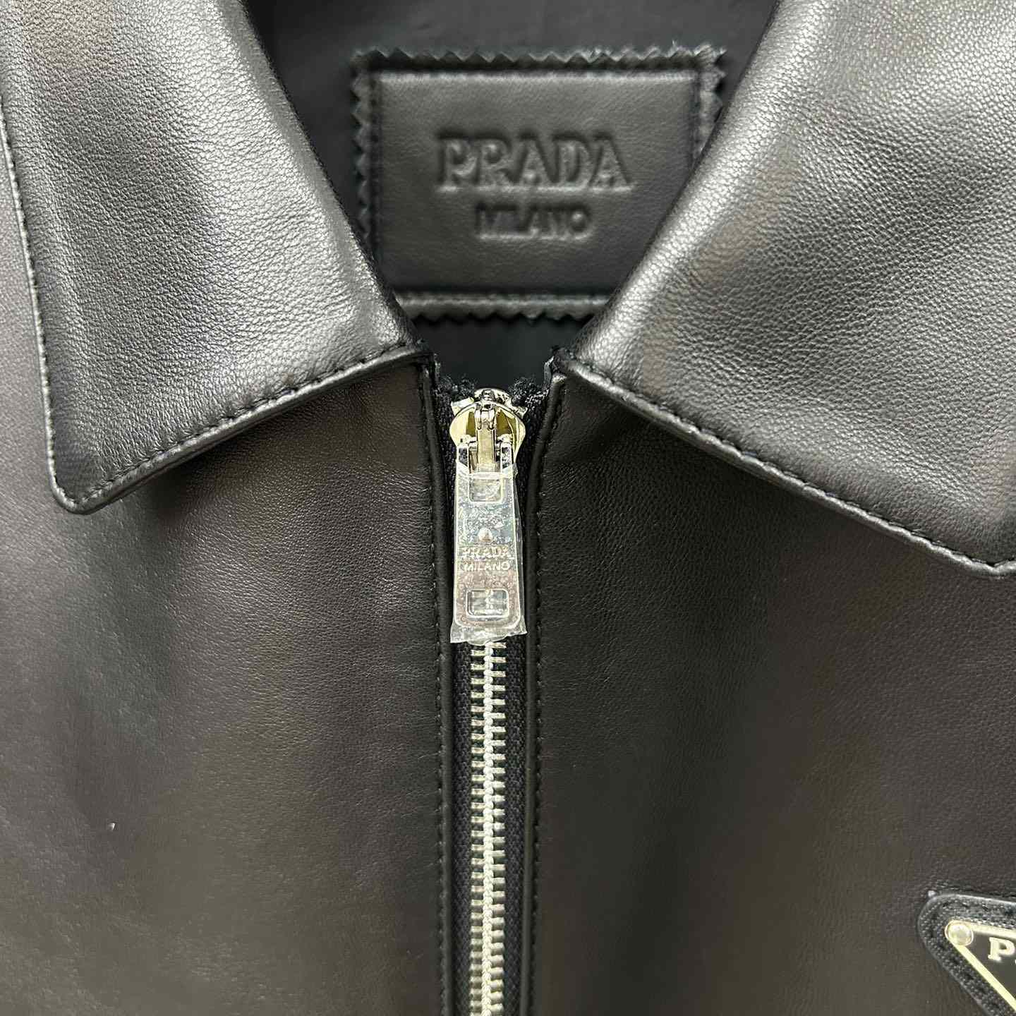 Prada Nappa Leather Blouson Jacket - DopestKickz
