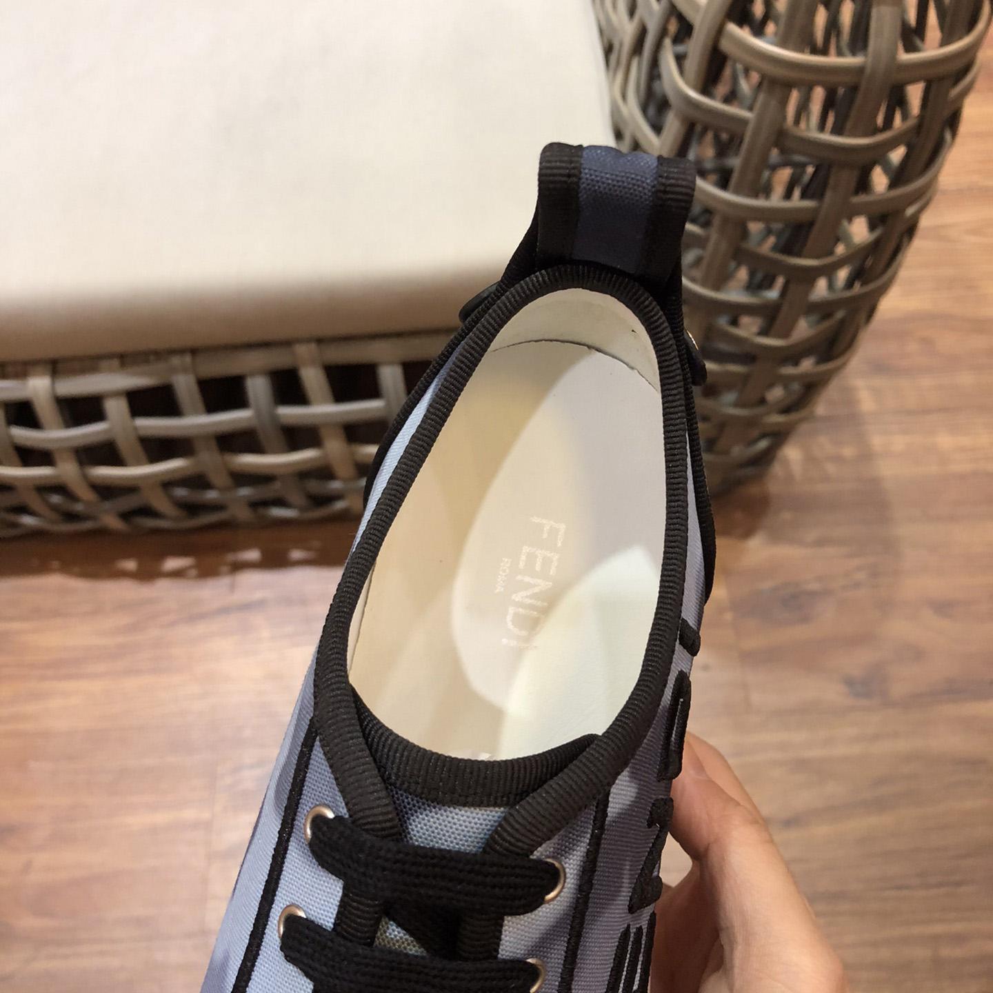 Fendi Rise Canvas Sneaker - DopestKickz