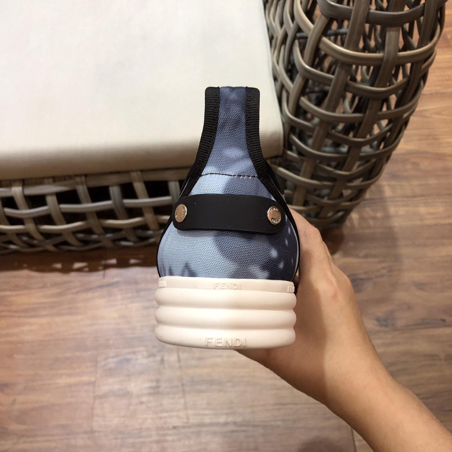 Fendi Rise Canvas Sneaker - DopestKickz