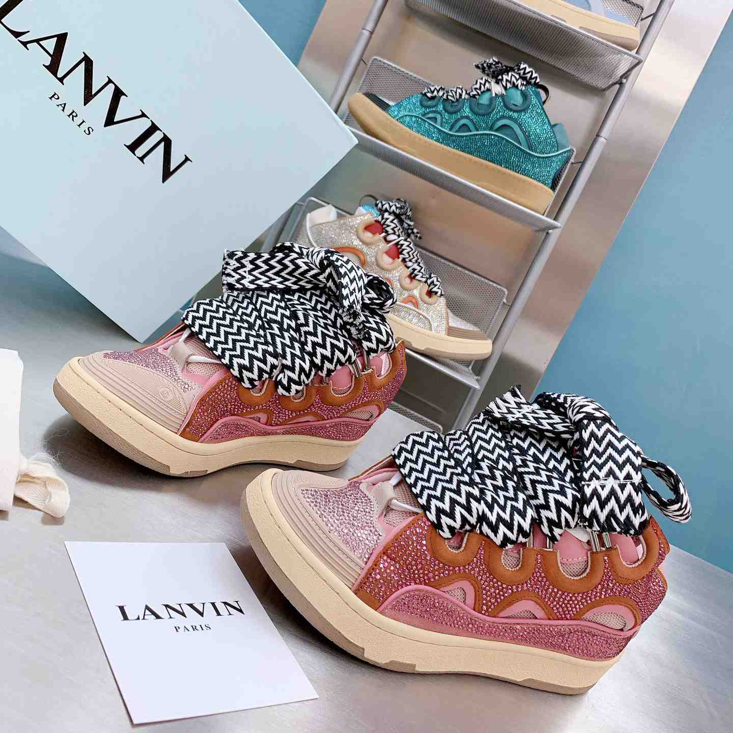 Lanvin Curb Low-top Sneakers - DopestKickz