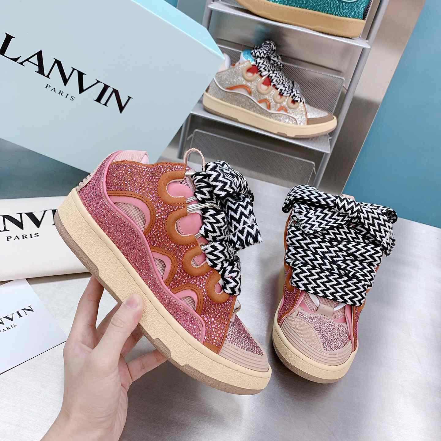 Lanvin Curb Low-top Sneakers - DopestKickz